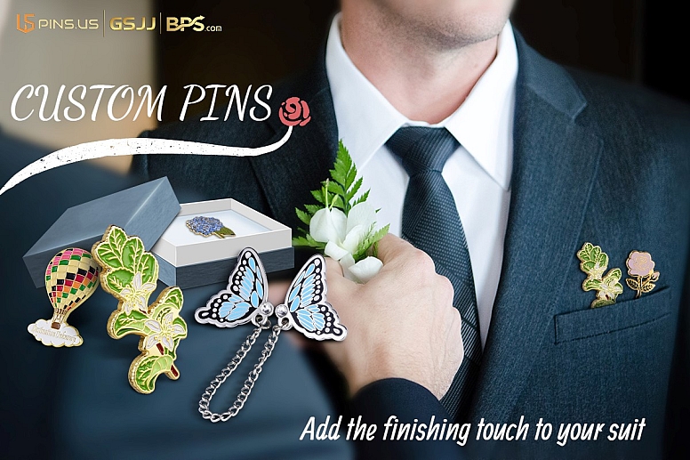 custom pins dinner jacket
