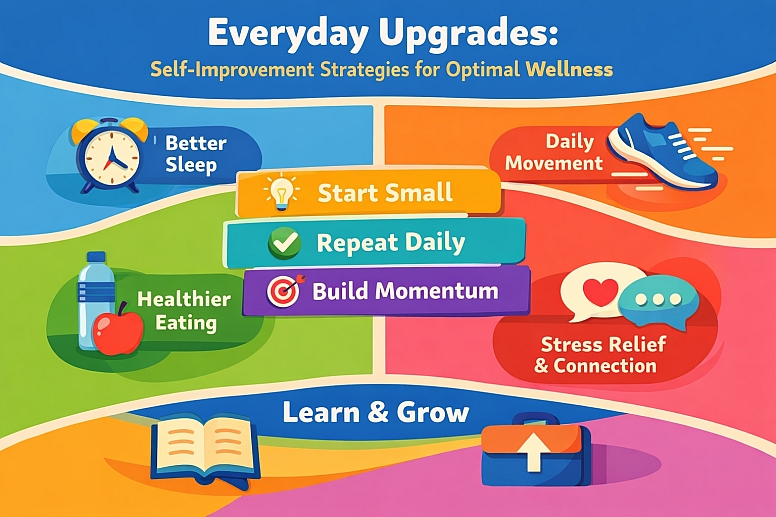 everyday upgrades self improvement optimal wellness