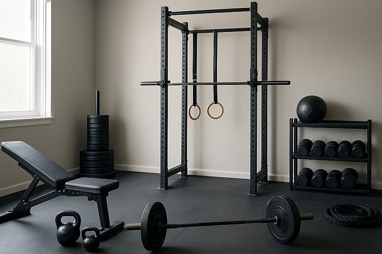 home gym fitness equipment setup