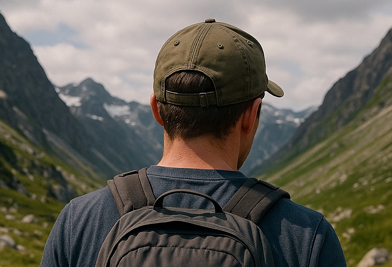 trekking in the mountains